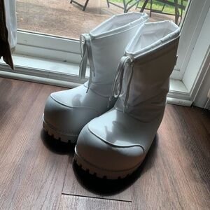 Balenciaga Ski Boots Nylon White